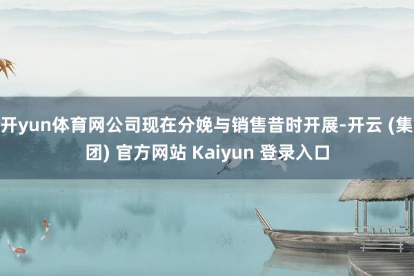 开yun体育网公司现在分娩与销售昔时开展-开云 (集团) 官方网站 Kaiyun 登录入口